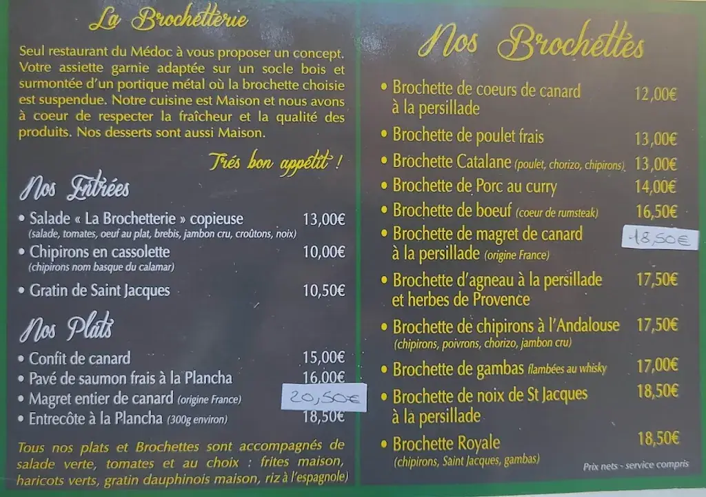 Menu_Restaurant Essence Ordinaire_Lesparre-Médoc_image_2