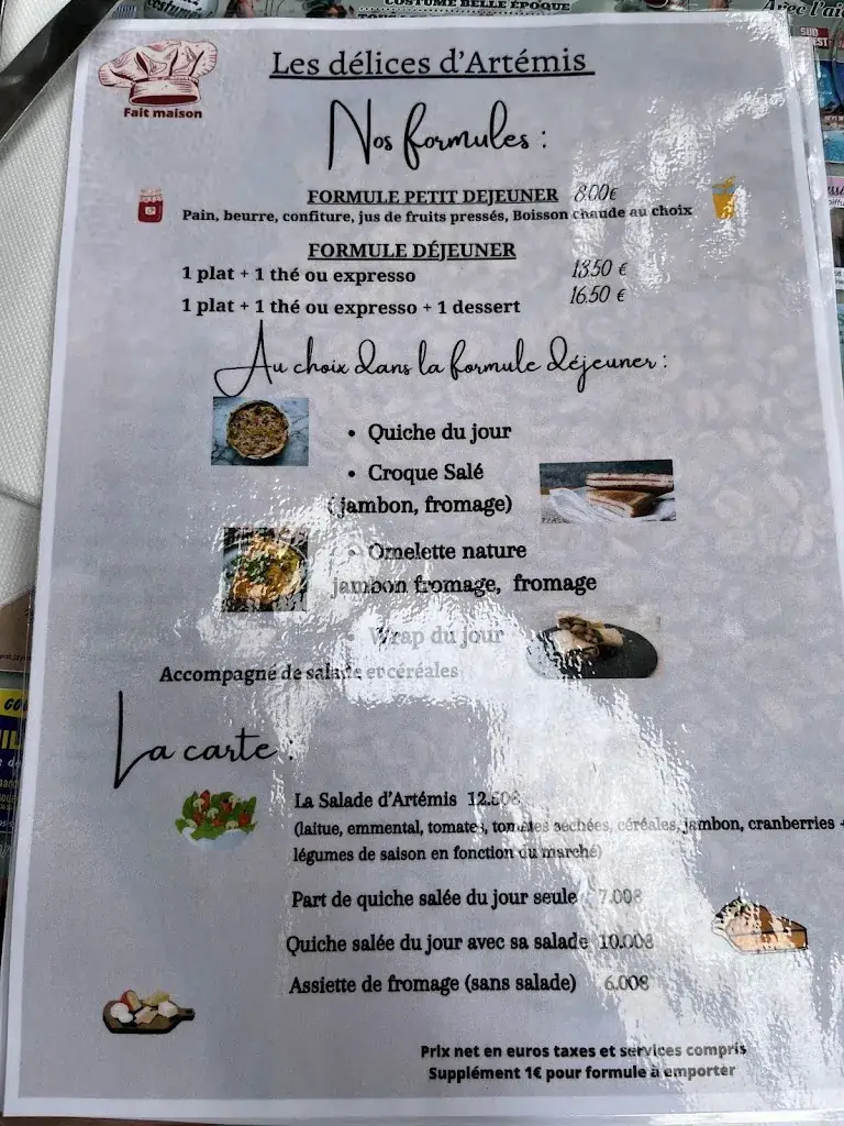 Menu_La Maison d'Artémis - Artisan Torréfacteur_Lesparre-Médoc_image_1