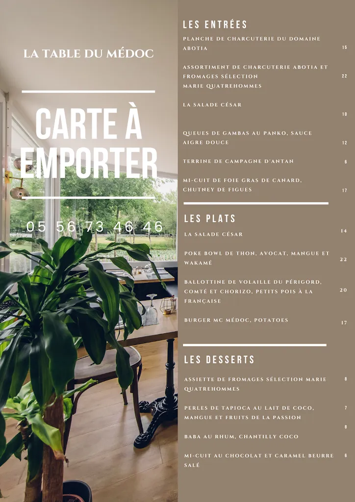 Menu_La Table Du Médoc_Gaillan-en-Médoc_image_4