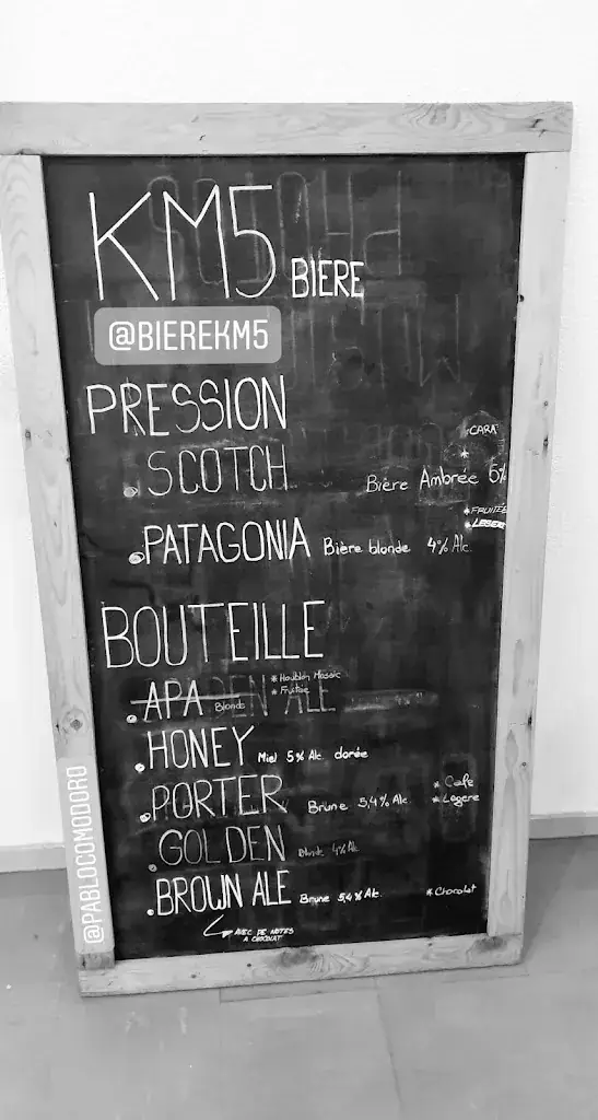 Menu_KM5 Bière artisanale_Génissac_image_2