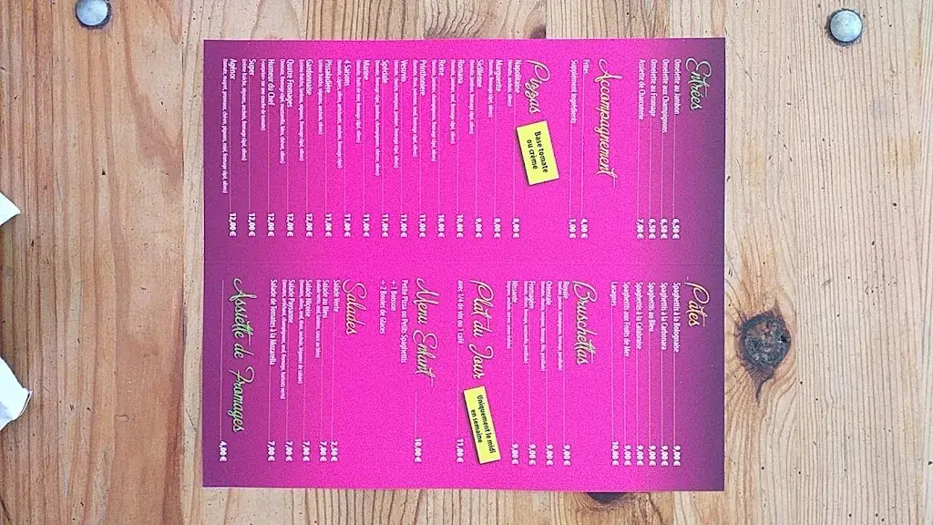 Menu_Pizzeria C et C_Gardonne_image_1