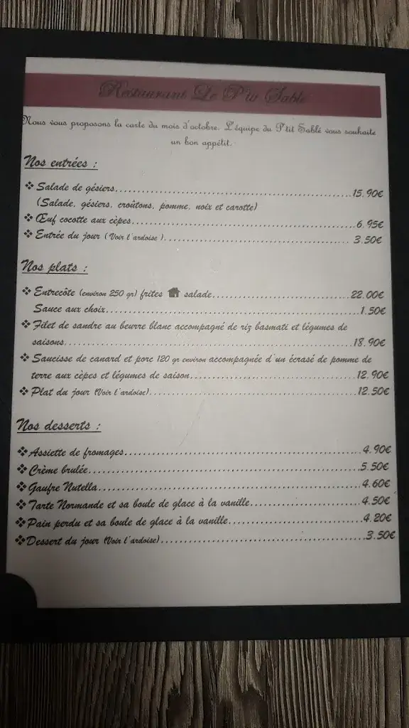 Menu_Le P Tit Sablé_Saint-Pierre-d'Eyraud_image_1