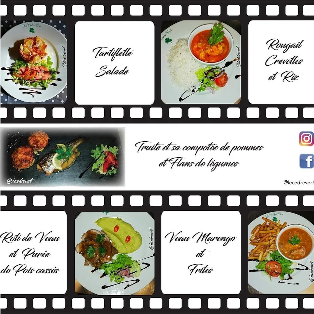 Menu_Le Cedre Vert - Bar Restaurant_Gardonne_image_3