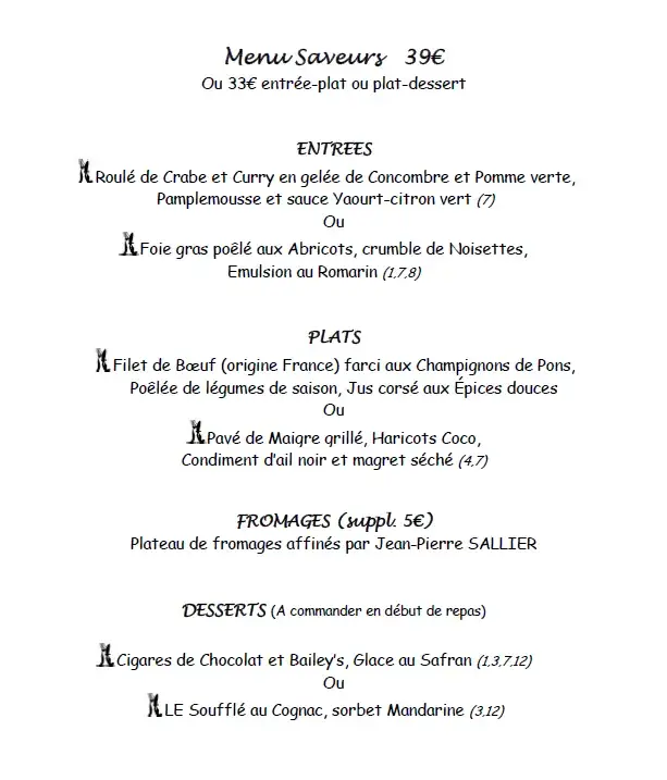 Menu_Le Domaine du Seudre_Saint-Germain-du-Seudre_image_2