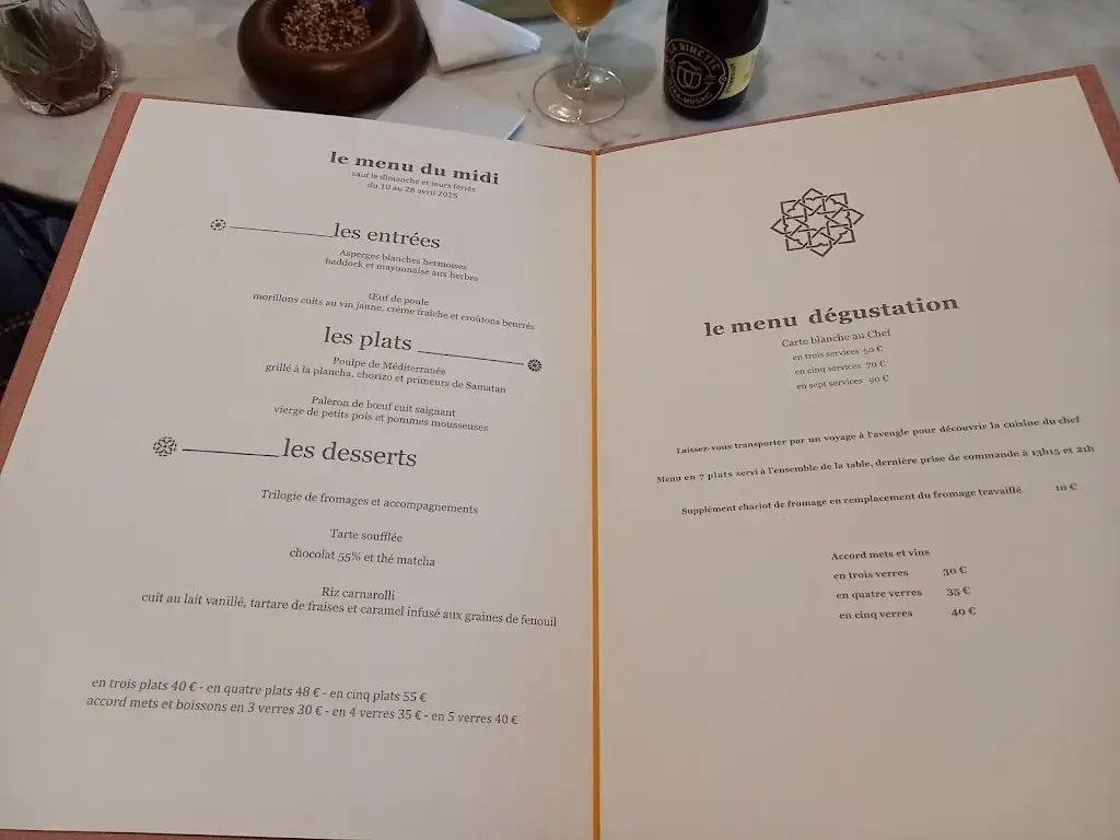 Menu_La maison Despouès_Puylausic_imagen_1