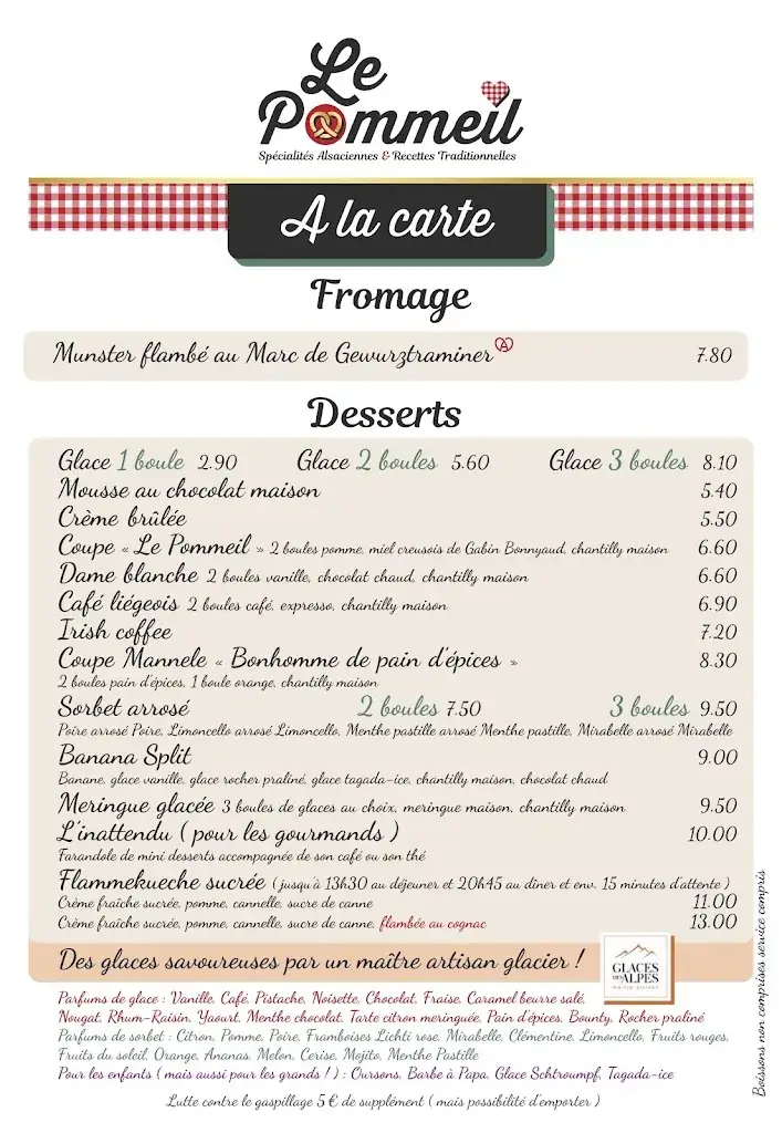 Menu_Restaurant le Pommeil_Guéret_image_1