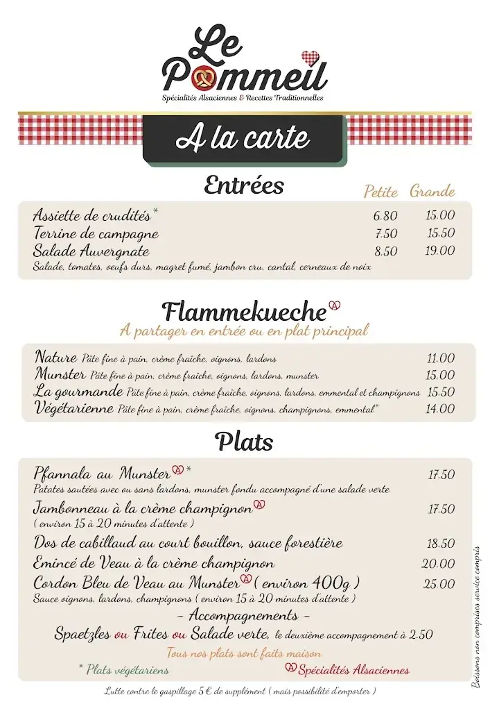 Menu_Restaurant le Pommeil_Guéret_image_2