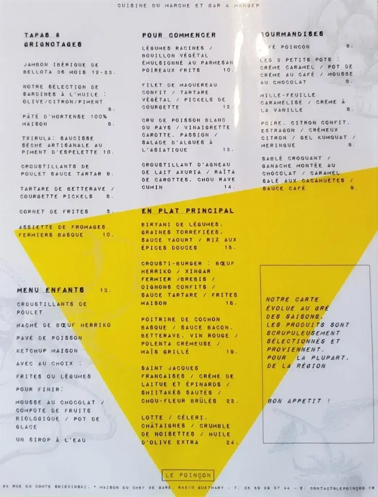 Menu_Restaurant Le Poinçon_Guéthary_image_4