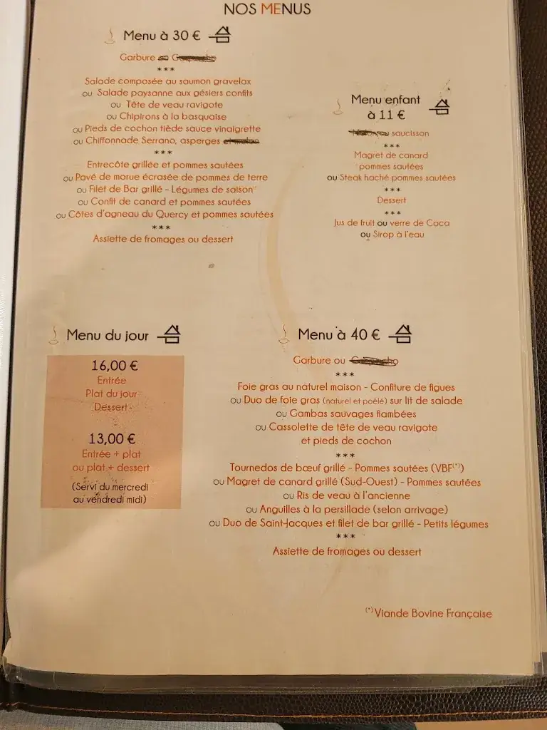 Menu_Restaurant Chez Simone_Bénesse-lès-Dax_immagine_2