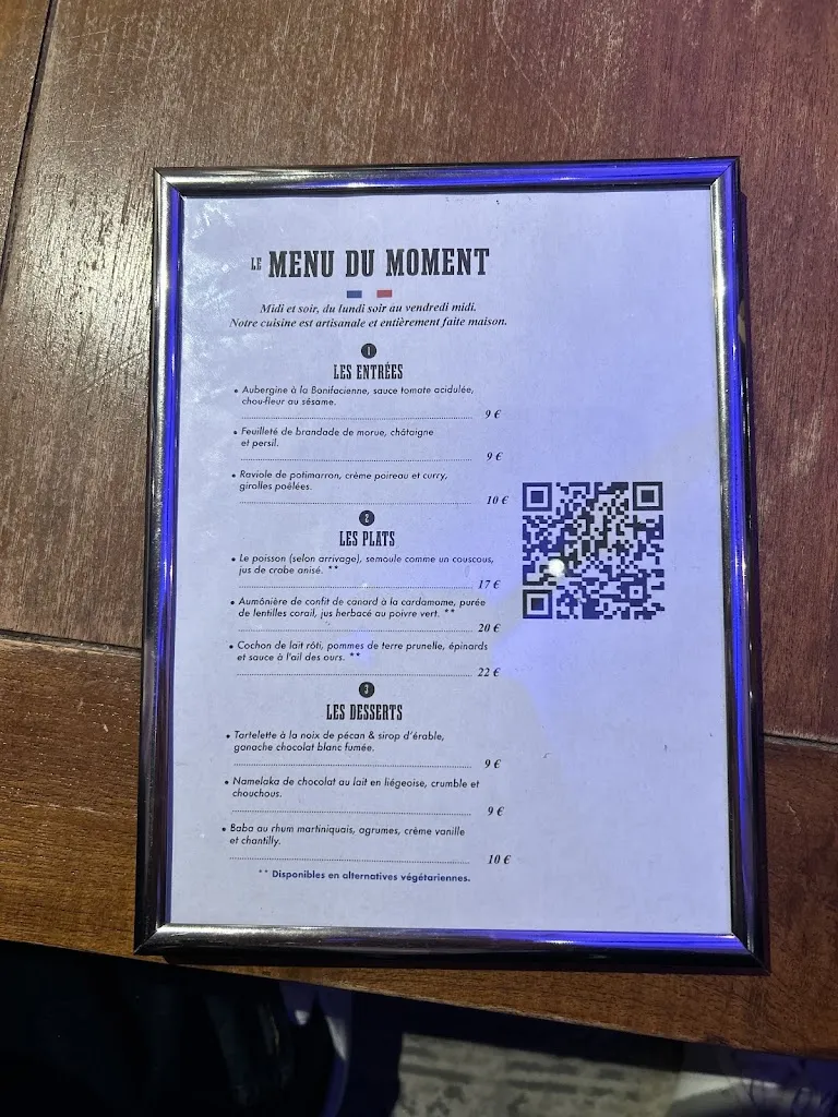 Menu_Chez Nous, French Pub & Savoir-Vivre_Dax_immagine_3