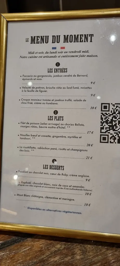 Menu_Chez Nous, French Pub & Savoir-Vivre_Dax_immagine_4