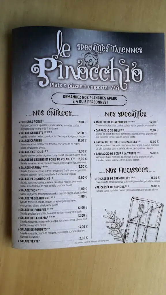 Menu_Le Pinocchio_Issoire_immagine_3