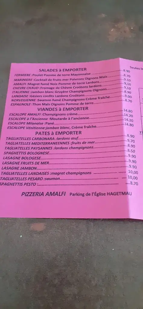 Menü_AMALFI II_Hagetmau_Bild_2