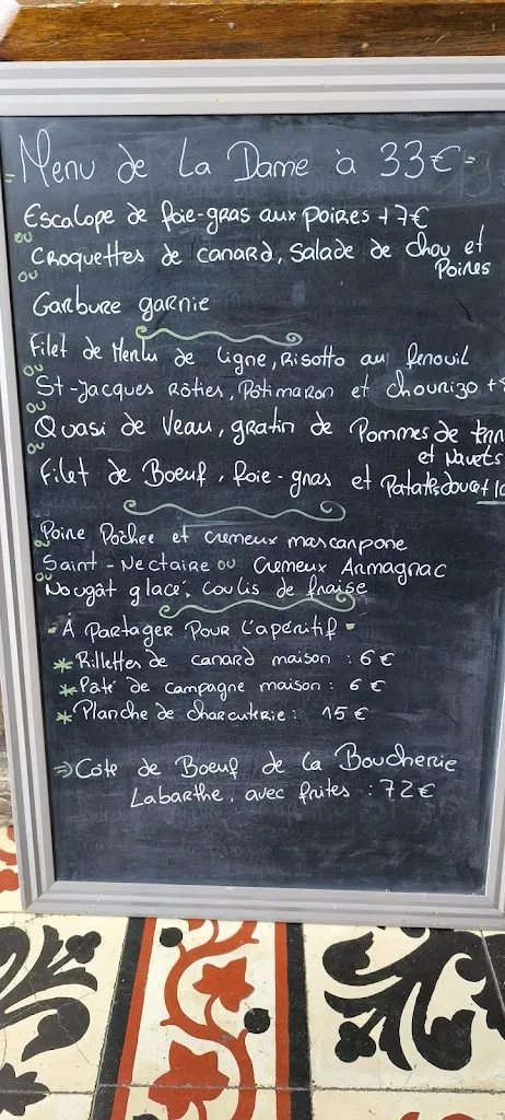 Menu_Le Bistroquet De La Dame_Brassempouy_immagine_1