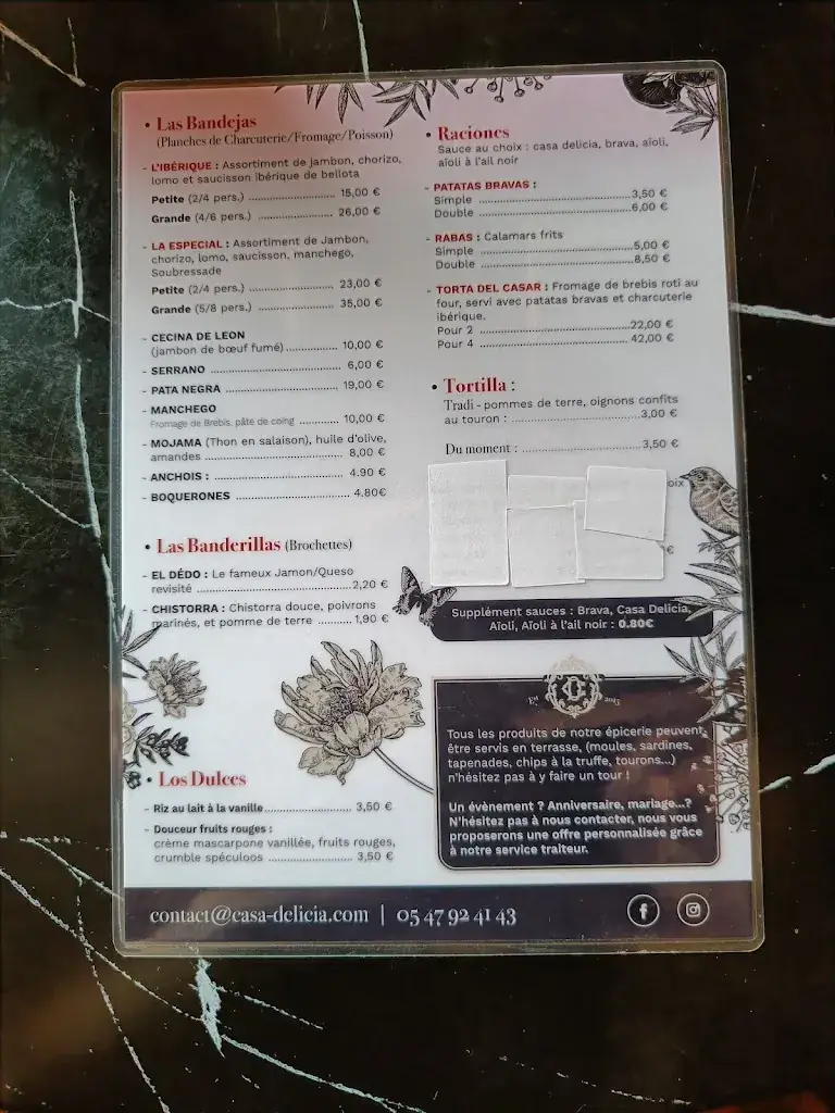 Menu_Casa Delicia_Idron_image_1