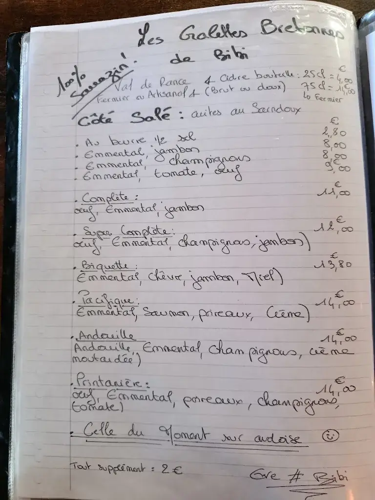 Menu_La Marina /Pizzéria Marina Calzonaria _Hourtin_image_2