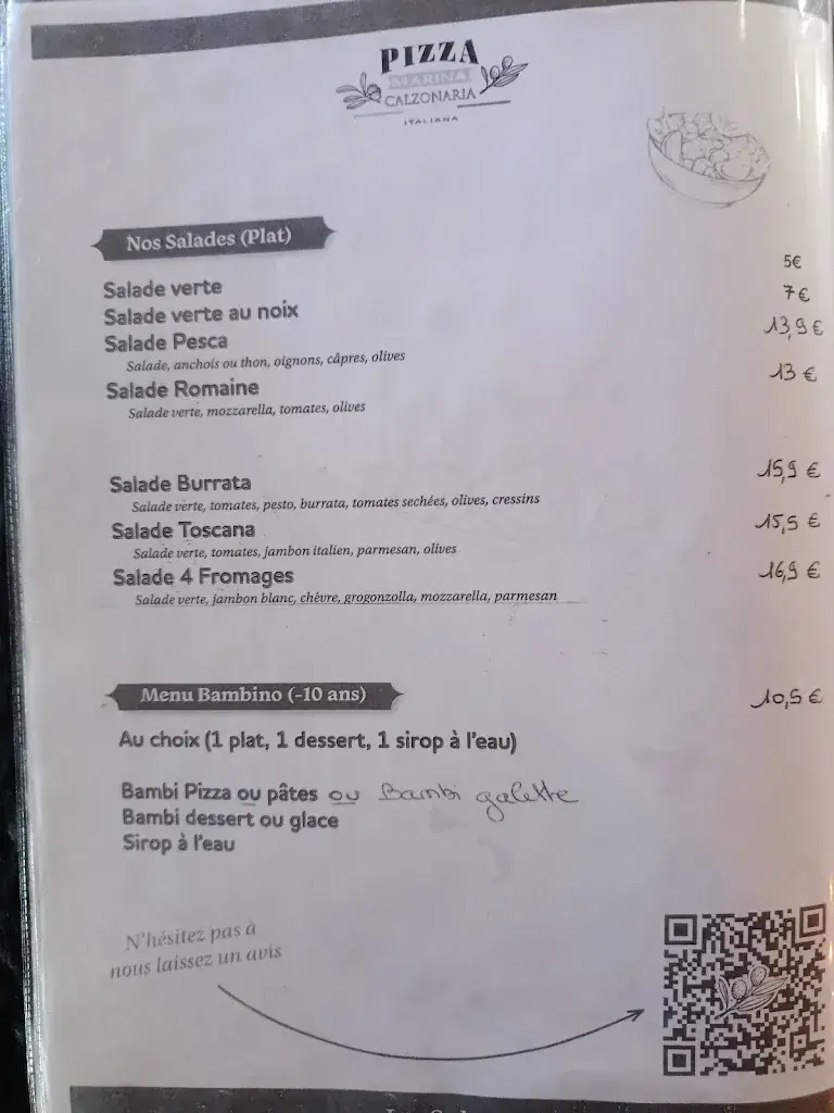 Menu_La Marina /Pizzéria Marina Calzonaria _Hourtin_image_4