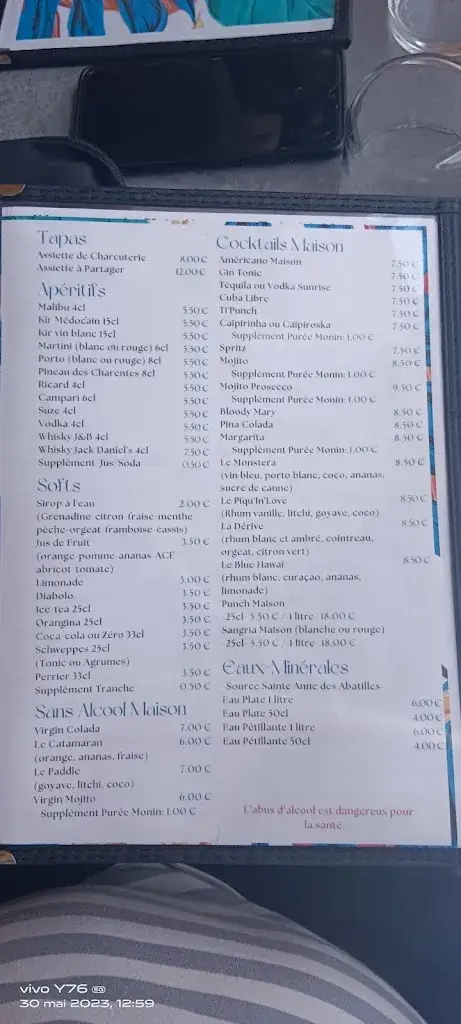 Menu_Restaurant le piqueyrot_Hourtin_image_3