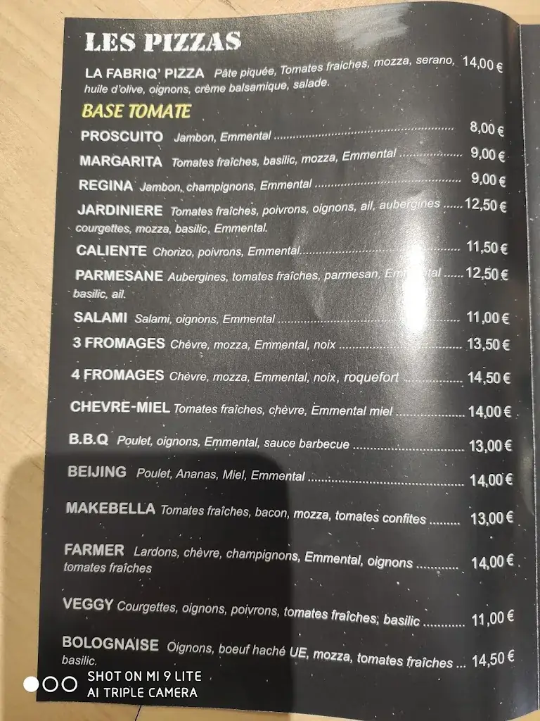 Menu_La Fabrique_Hourtin_image_3