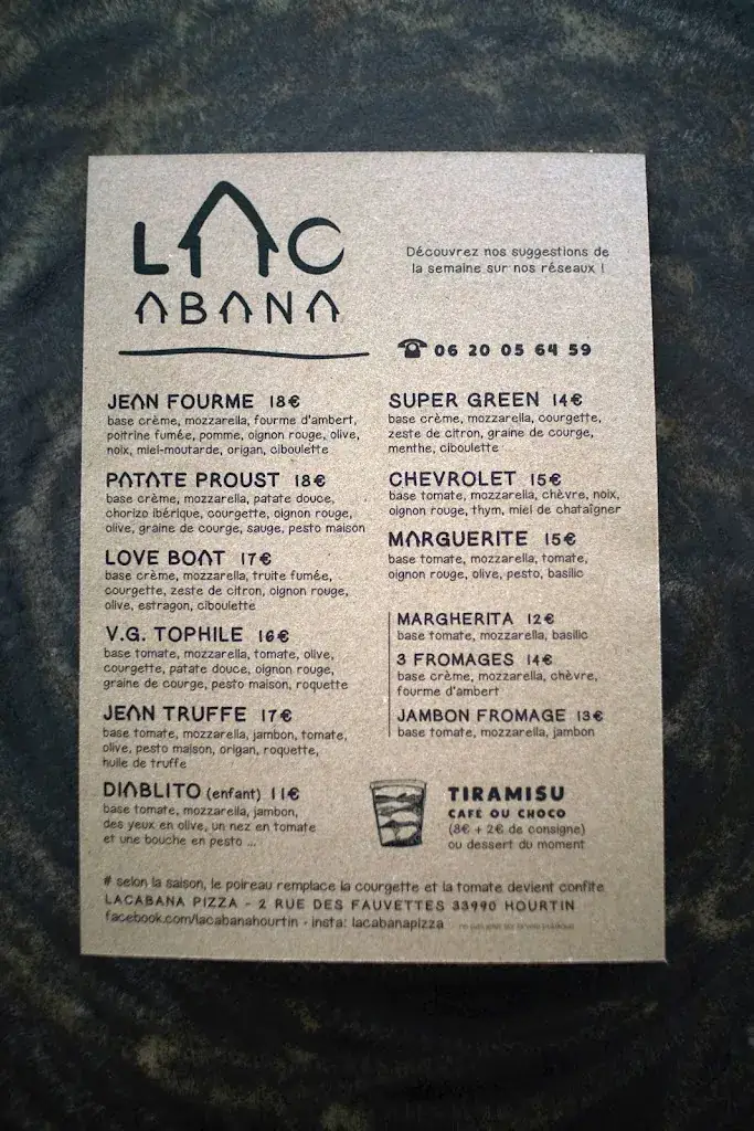 Menu_LACABANA_Hourtin_image_1
