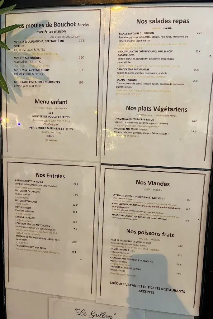 Menu_Le Grillon_Hourtin_image_1