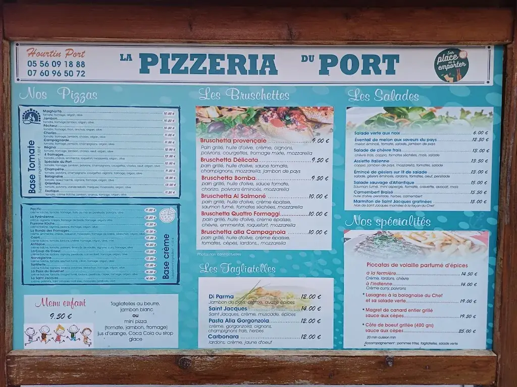 Menu_Pizzeria du Port Hourtin_Hourtin_image_1