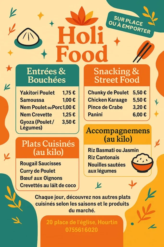 Menu_Holi Food_Hourtin_image_1