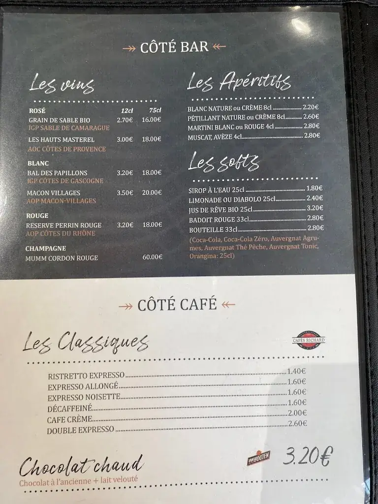 Menu_Club House Café_Issoire_image_1