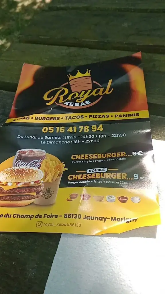 Menu_O REGAL _Jaunay-Marigny_image_2