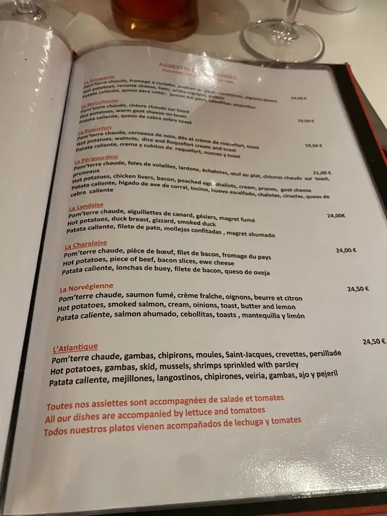 Menu_Restaurant Olivier_Hendaye_image_1