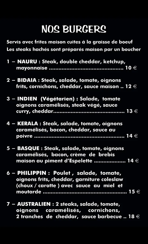 Menu_Bidaia Burger_Hendaye_image_2