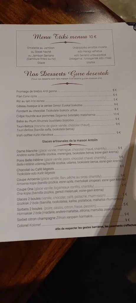 Menu_Arroenia - cuisine Basque_Urrugne_image_3