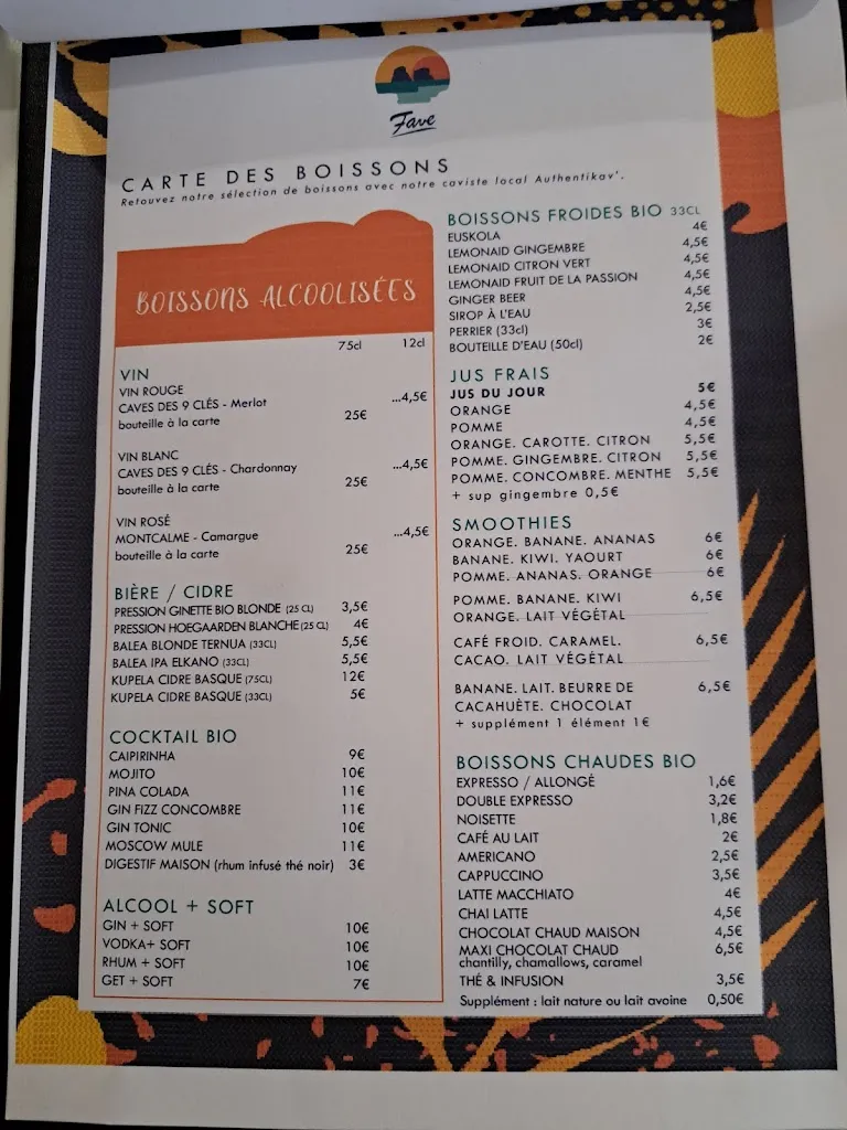 Menu_Fave Hendaye_Hendaye_image_3