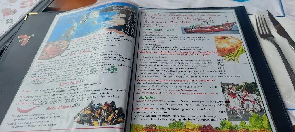 Menu_La Croisière chez Patxi_Hendaye_image_4