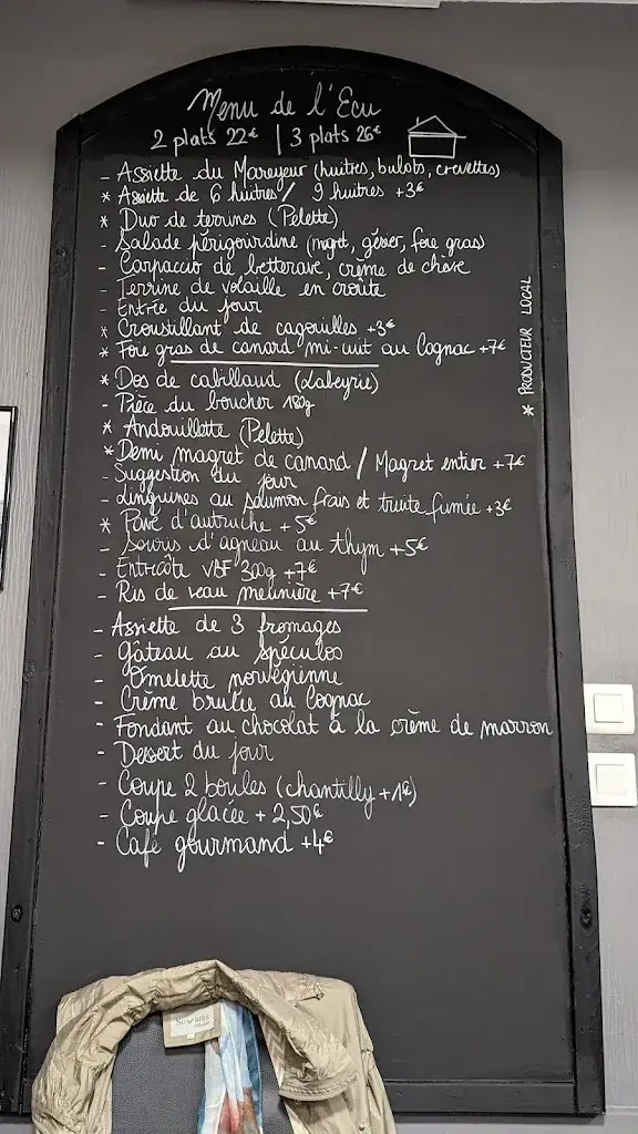 Menu_Restaurant De La Seugne_Jonzac_image_1