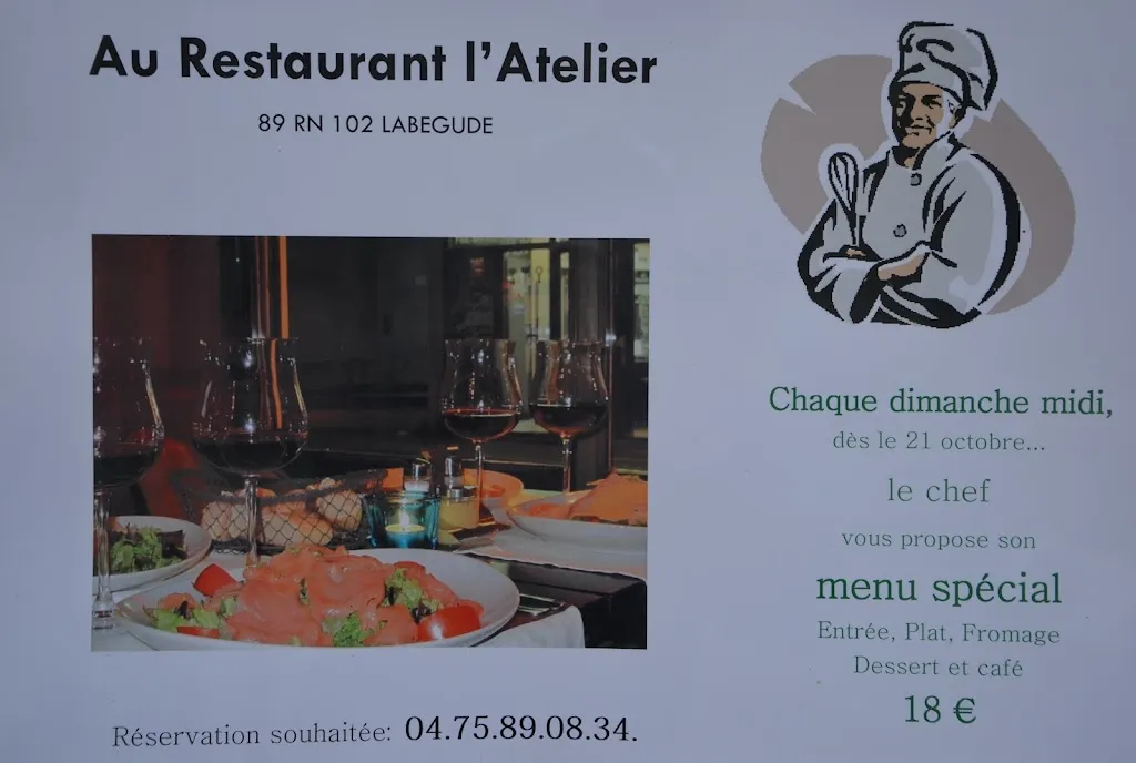 Menu_Restaurant L'Atelier_Labégude_immagine_3