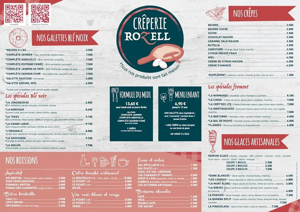 Menu_Crêperie Rozell à Jonzac_Jonzac_immagine_2