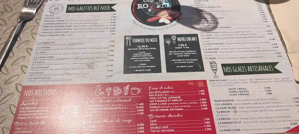 Menu_Crêperie Rozell à Jonzac_Jonzac_immagine_3