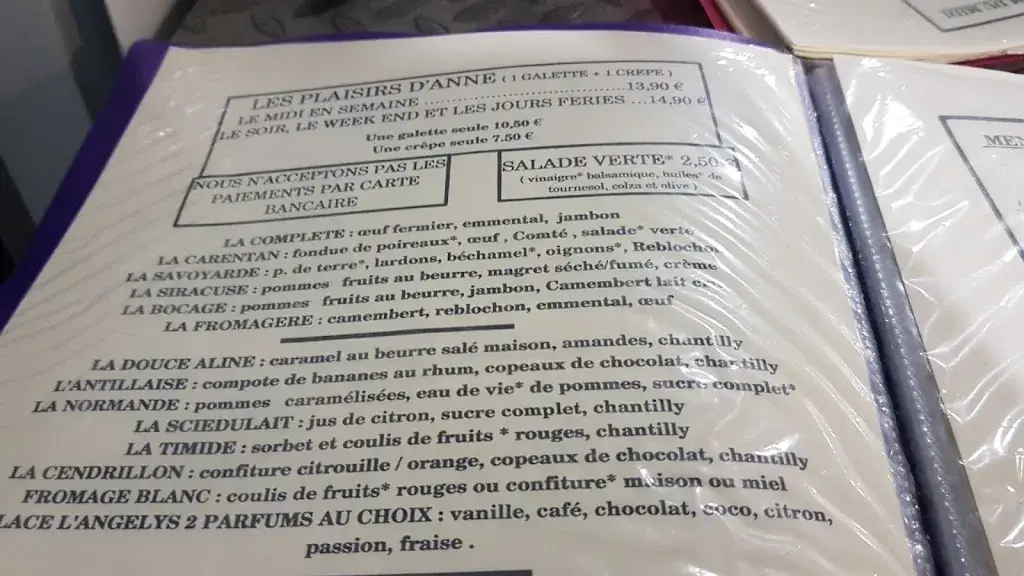 Menu_Crêperie Rozell à Jonzac_Jonzac_immagine_4