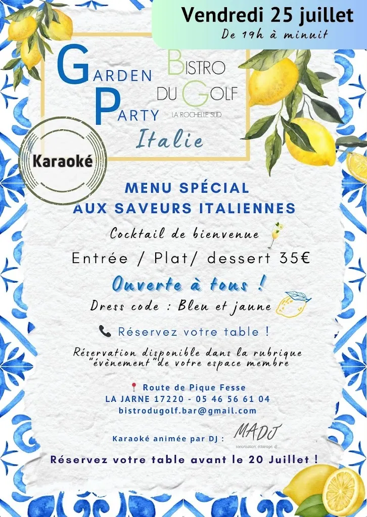 Menu_Bistro du Golf La Rochelle Sud_Jarne_image_1