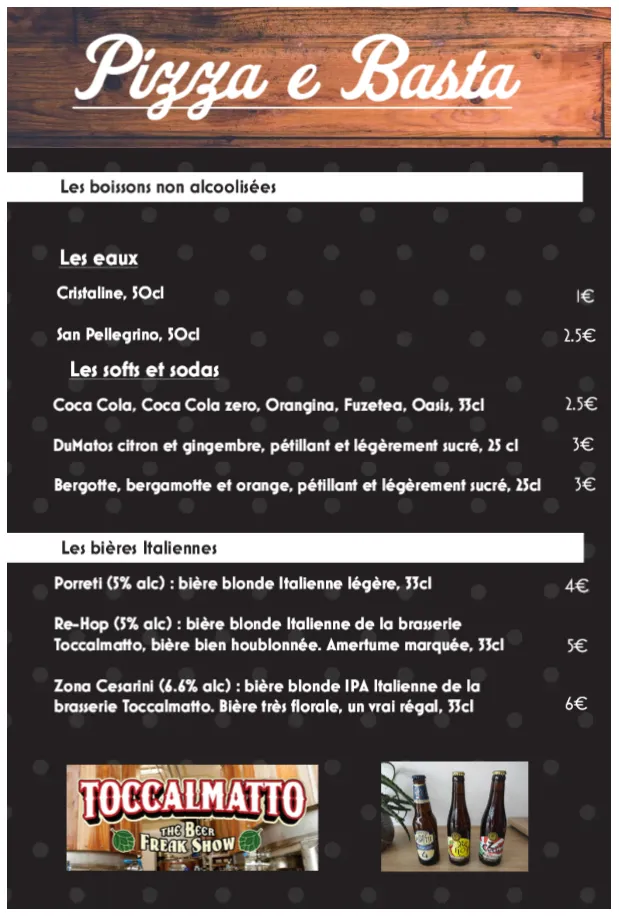 Menu_PIZZA E BASTA La Jarne_Jarne_image_2