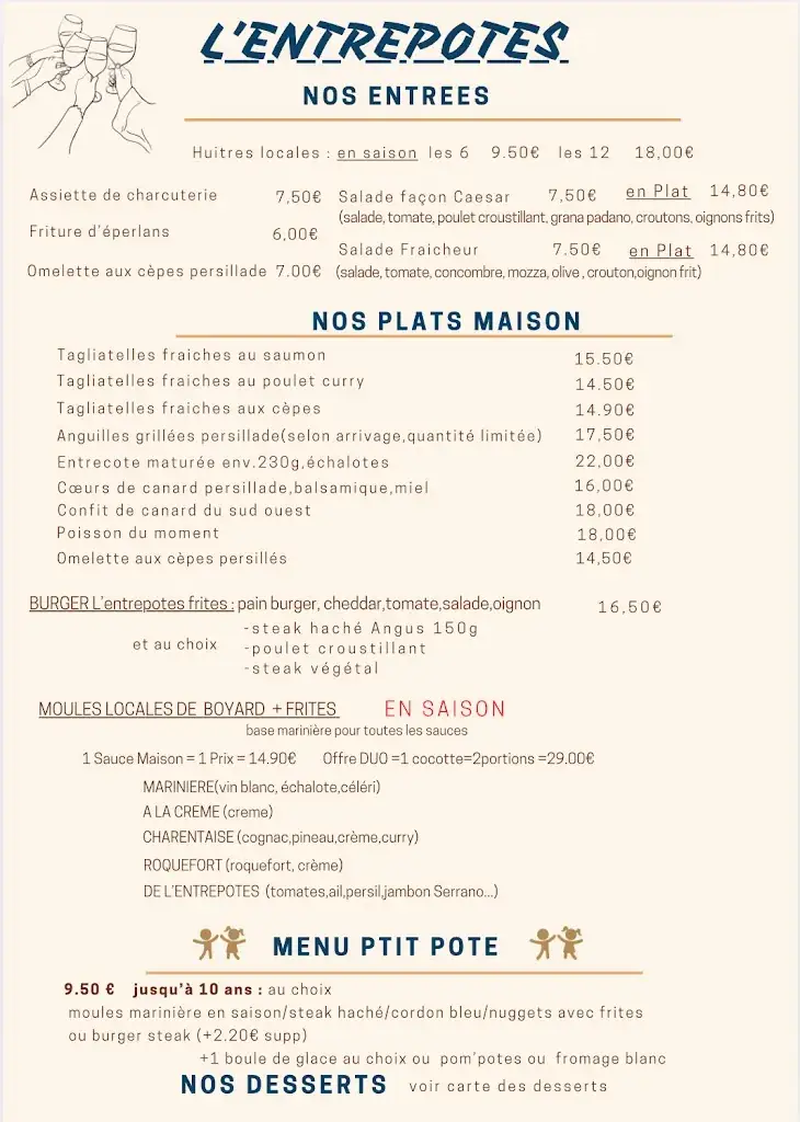 Menu_Restaurant Bar L’Entrepotes_Dolus-d'Oléron_image_2