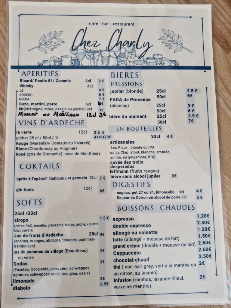 Menü_Chez Charly_Lussas_Bild_2