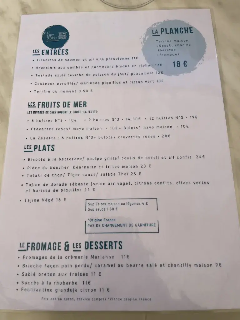 Menu_Le Saint Georges_Flotte_image_1
