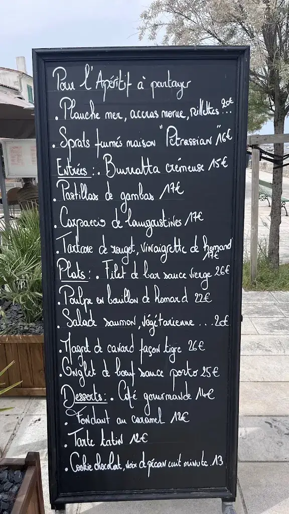Menu_Restaurant Les Pieds dans l'Eau_Flotte_image_1