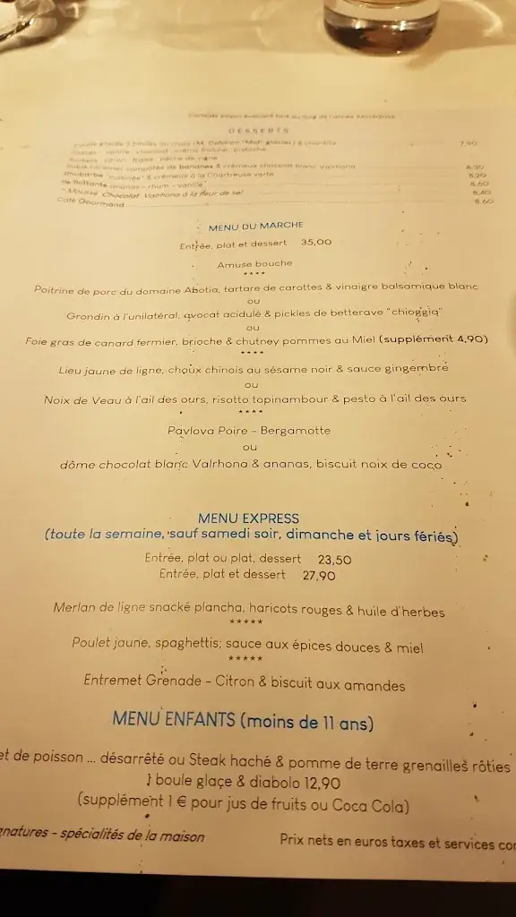 Menu_Restaurant Le Mail - La Rochelle_Rochelle_image_3