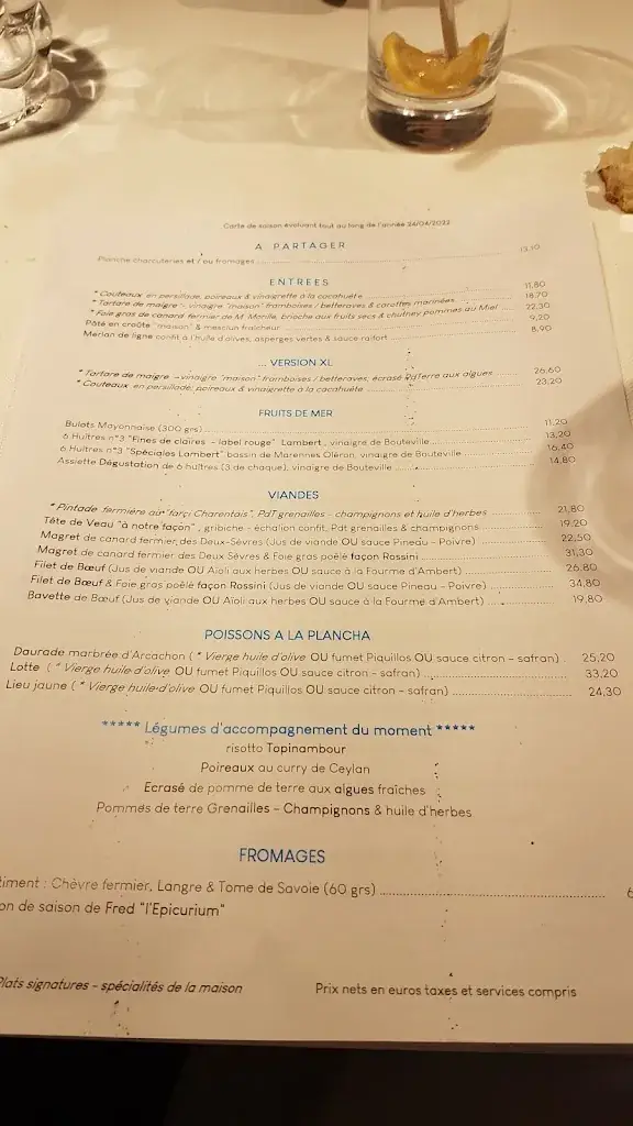 Menu_Restaurant Le Mail - La Rochelle_Rochelle_image_4