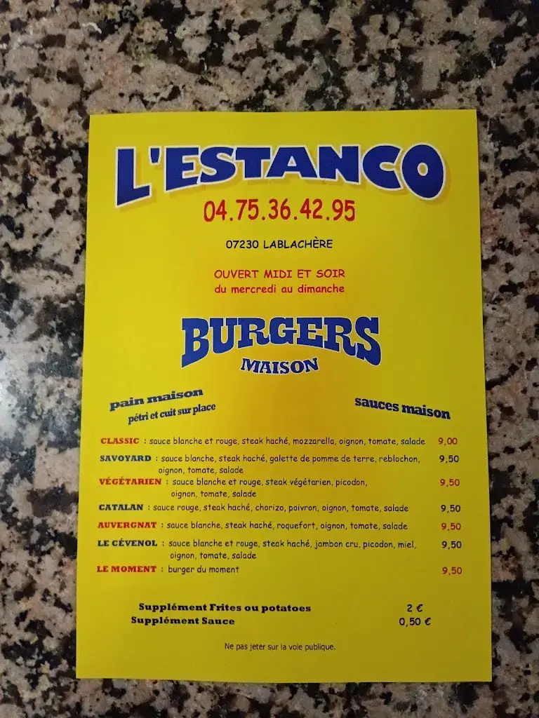 Menu_L'Estanco_Lablachère_image_2