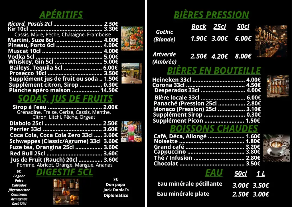 Menu_brasserie du cheix_Souterraine_image_2