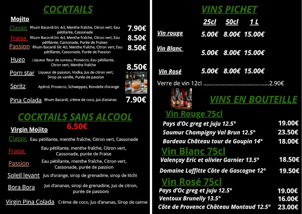 Menu_brasserie du cheix_Souterraine_image_3